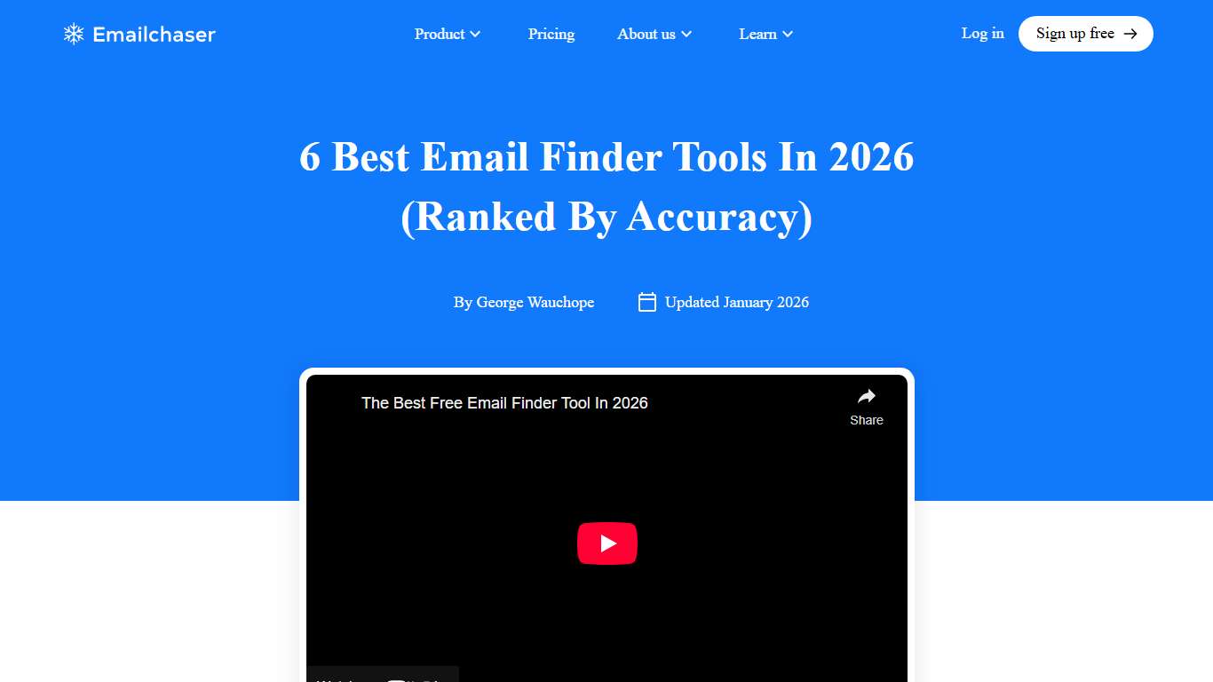 6 Best Email Finder Tools In 2026 (Ranked By Accuracy)